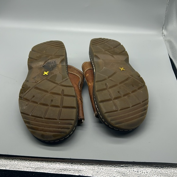 VINTAGE Dr. Martens 8620 Slides Mens 11 Leather Boho Hippie Classic Sandals - Picture 6 of 10